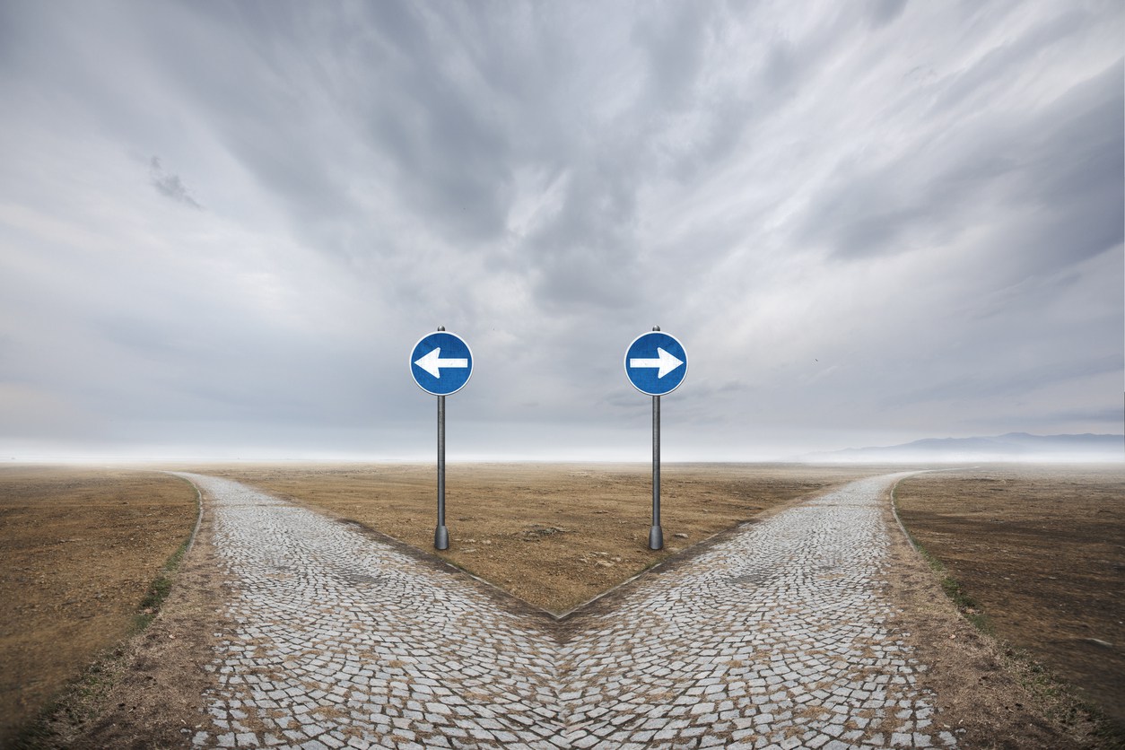 sentido da vida mostra dois caminhos